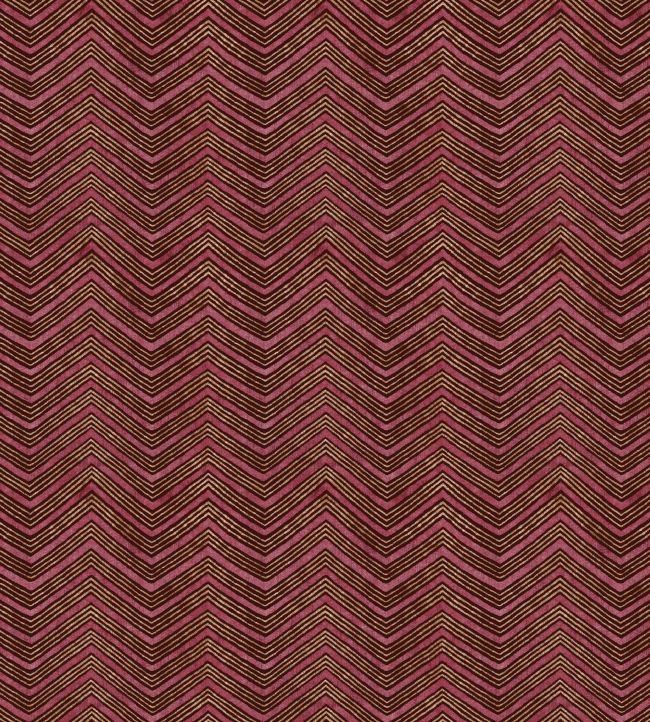 V&A Jaipur Fabric by Arley House Cranberry