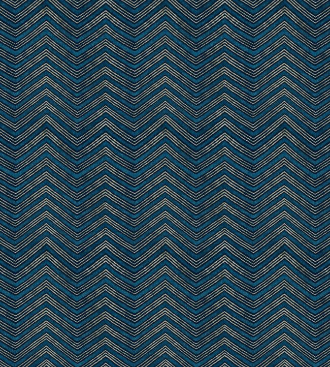 V&A Jaipur Fabric by Arley House Prussian