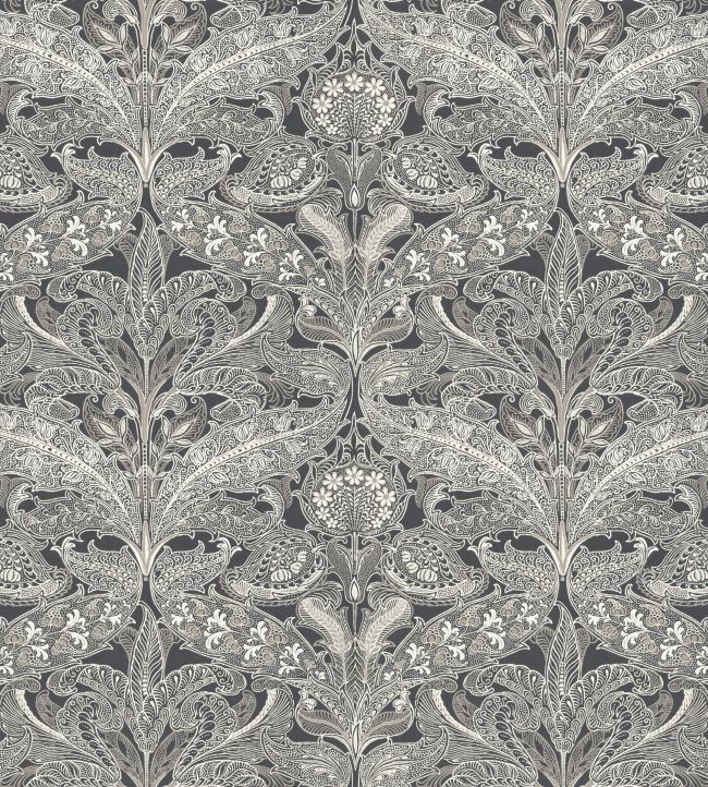 V&A Lacewing Fabric by Arley House Graphite