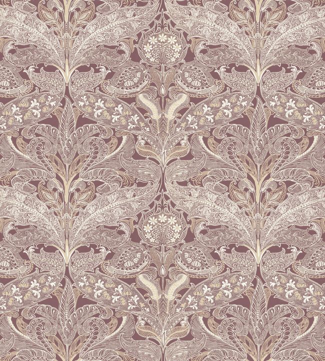 V&A Lacewing Fabric by Arley House Pink