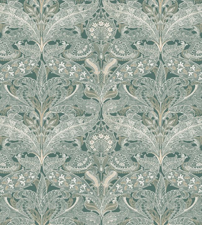 V&A Lacewing Fabric by Arley House Sage Green