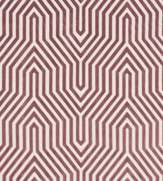 Vanderbilt Velvet Fabric by Schumacher Lilac