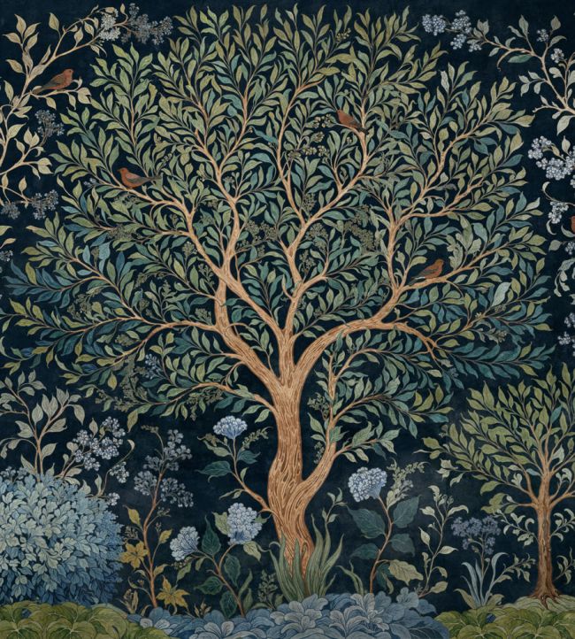 Varanasi Tree Mural by Coordonne Onyx