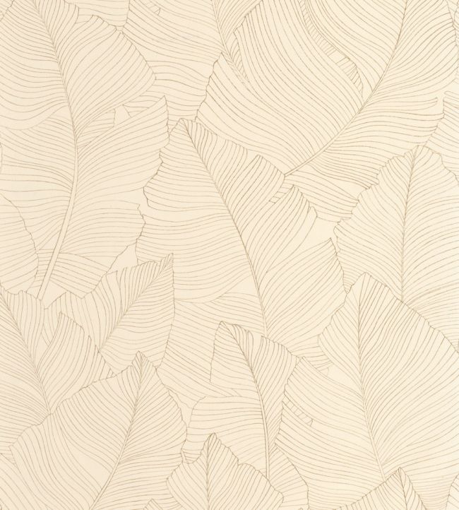 Vegetalia Wallpaper by Caselio Sepia Beige