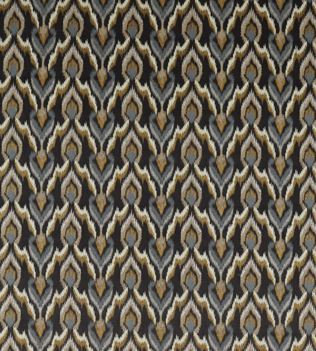 Velluto Fabric by Clarke & Clarke Nero