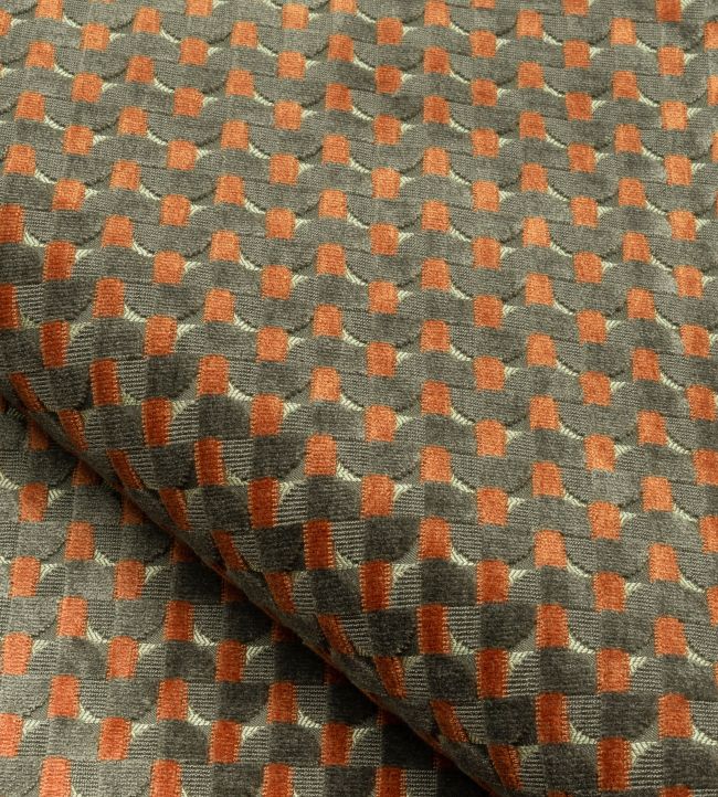 Velours Dedale Fabric by Nobilis Ardoise