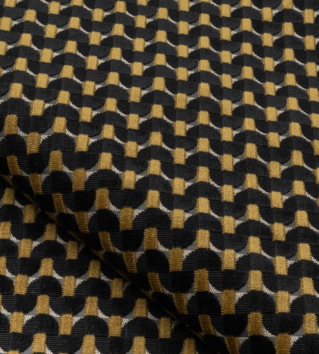 Velours Dedale Fabric by Nobilis Noir