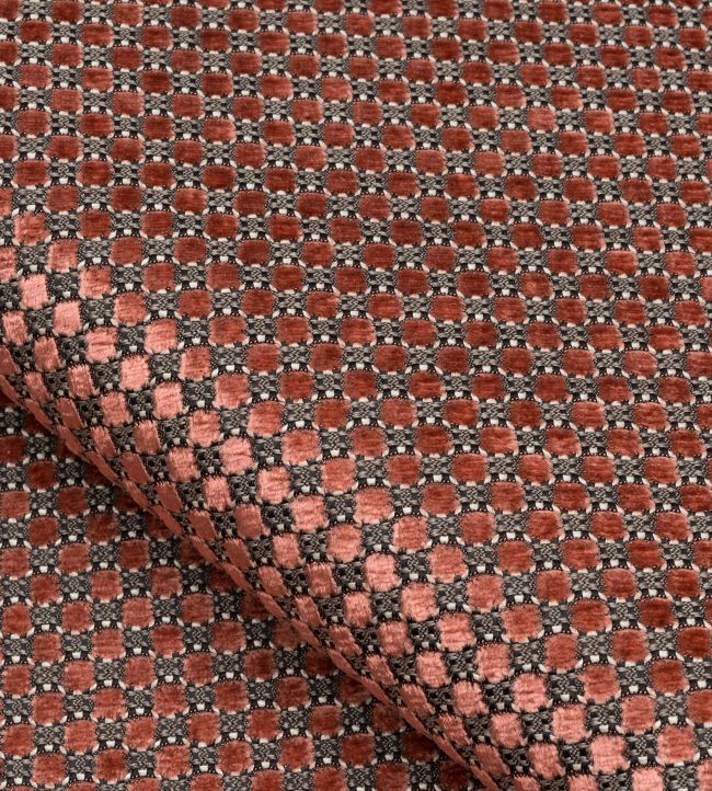 Velours Raphael Fabric by Nobilis Corail