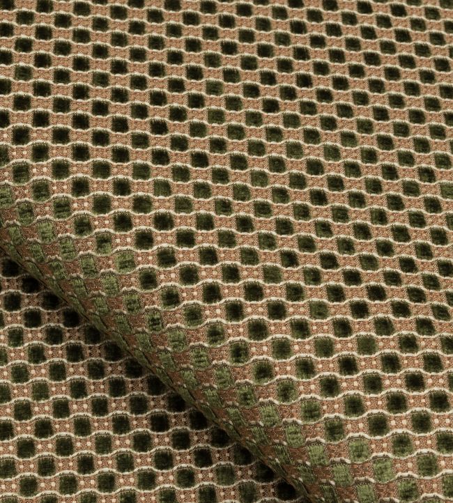 Velours Raphael Fabric by Nobilis Vert Amande