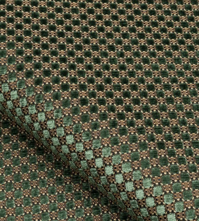 Velours Raphael Fabric by Nobilis Vert Emeraude