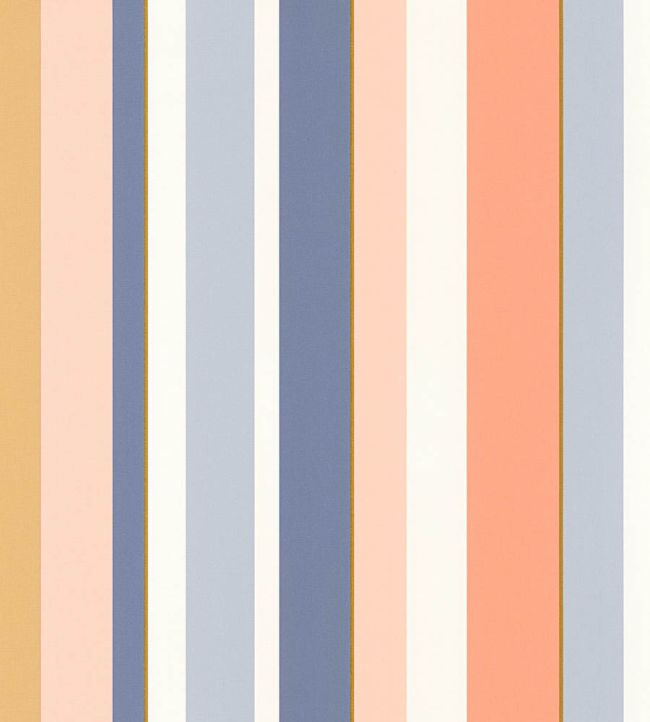Venice Beach Wallpaper by Casadeco Indigo / Peche