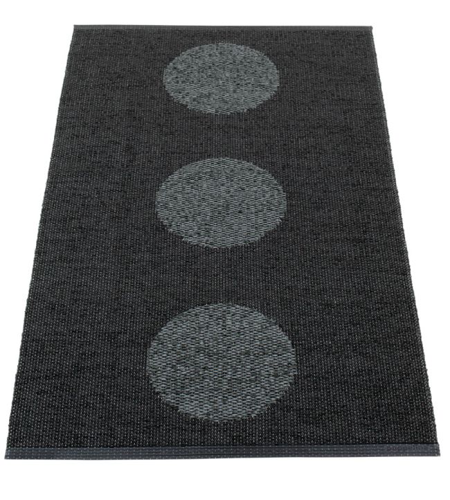 Pappelina Vera 2.0 rug Black/Black Metallic V2X712 Black/Black Metallic