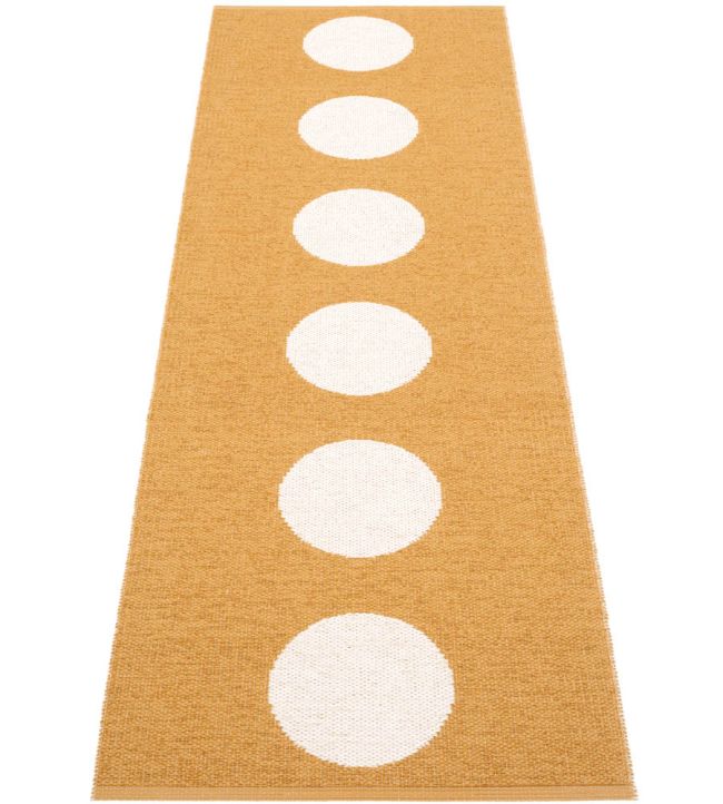 Pappelina Vera Runner rug Ochre/Vanilla VE5B722 Ochre/Vanilla