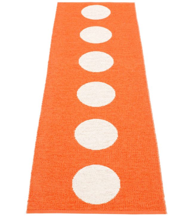 Pappelina Vera Runner rug Orange/Vanilla VE4722 Orange/Vanilla