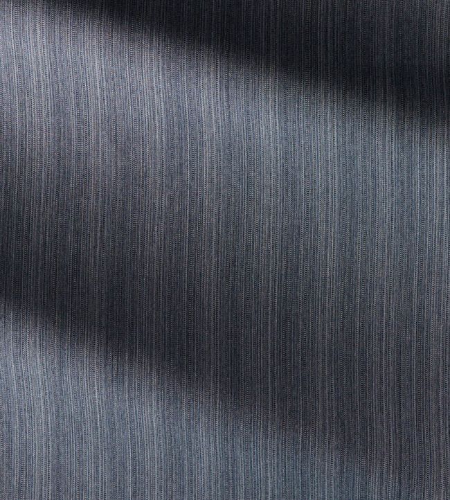 Veranda Strie Fabric by Zoffany Indigo
