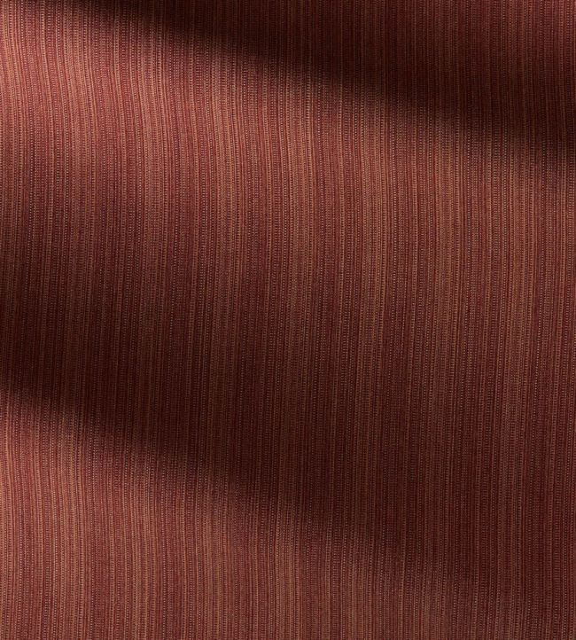 Veranda Strie Fabric by Zoffany Russet