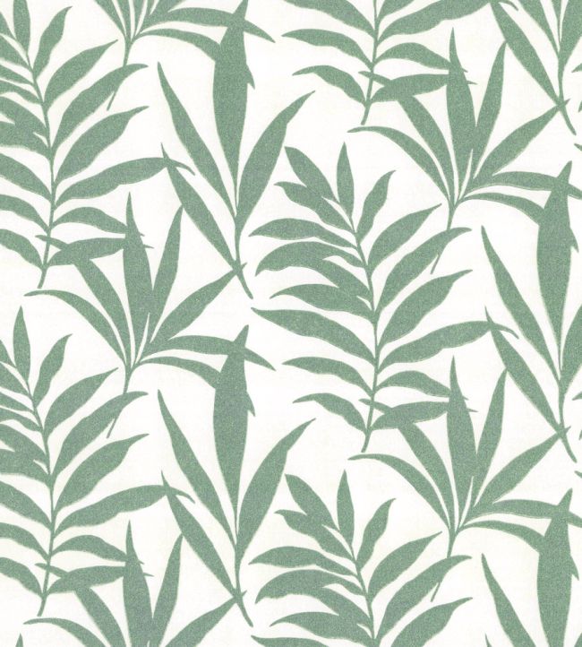 Verdi Bead Wallpaper by 1838 Wallcoverings Green