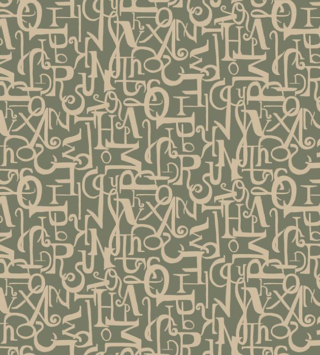 Verso Wallpaper by Tres Tintas Verde