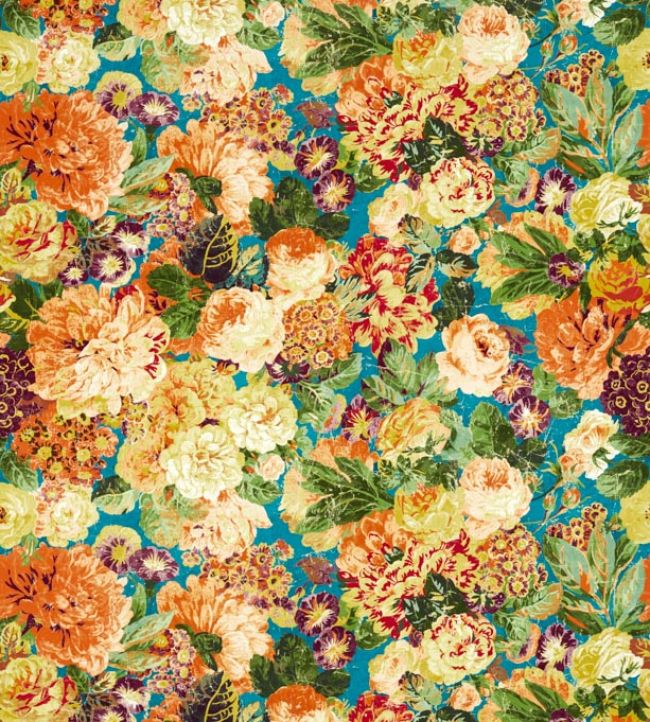 Very Rose And Peony Wallpaper by Sanderson Kingfisher/Rowan Berry