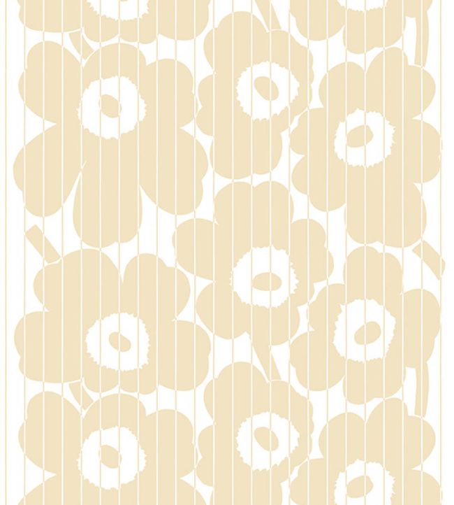 Vesi Unikko Mural by Marimekko Butter Yellow