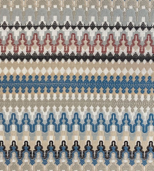 Vibe Outdoor Fabric by Ian Sanderson Hampton Blue