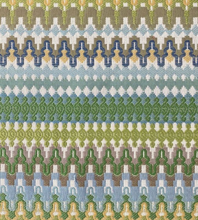 Vibe Outdoor Fabric by Ian Sanderson Mint Julep