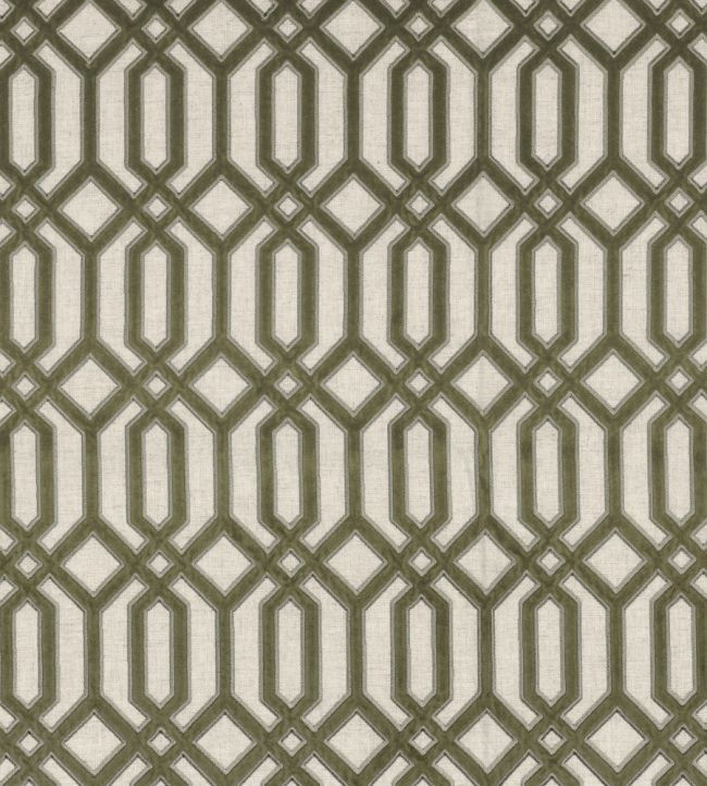Vibrations Fabric by Casamance Vert