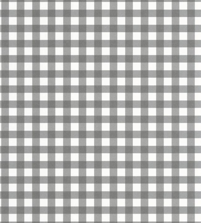 Vichy Wallpaper by Casadeco Anthracite