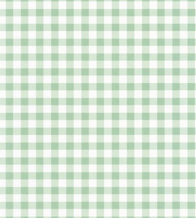 Vichy Wallpaper by Casadeco Vert Celadon
