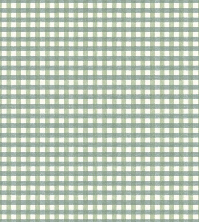 Vichy Check Wallpaper by Woodchip & Magnolia Hunter Green