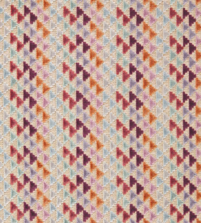Vidi Fabric by Harlequin Lilac/Aubergine/Cornflower