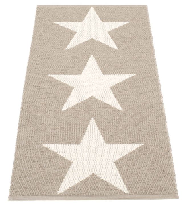 Pappelina Viggo One rug Warm Grey/Vanilla VI9S715 Warm Grey/Vanilla