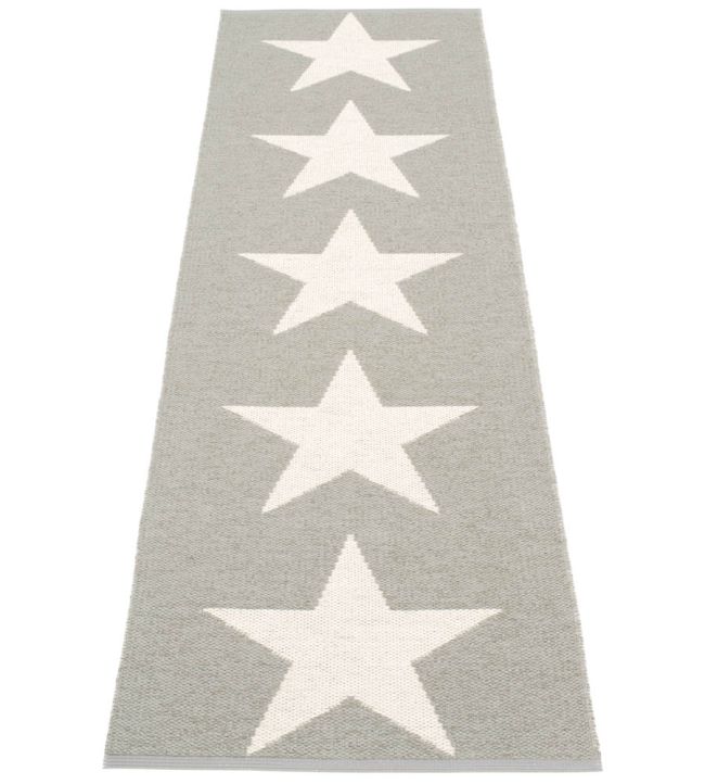 Pappelina Viggo One Runner rug Warm Grey/Vanilla VI9S725 Warm Grey/Vanilla