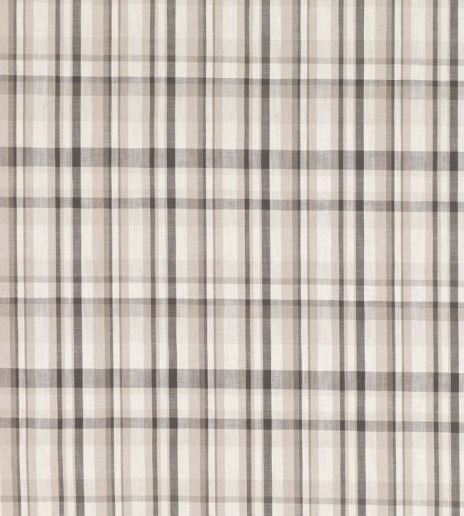 Rubra Check Fabric by Villa Nova Cinder