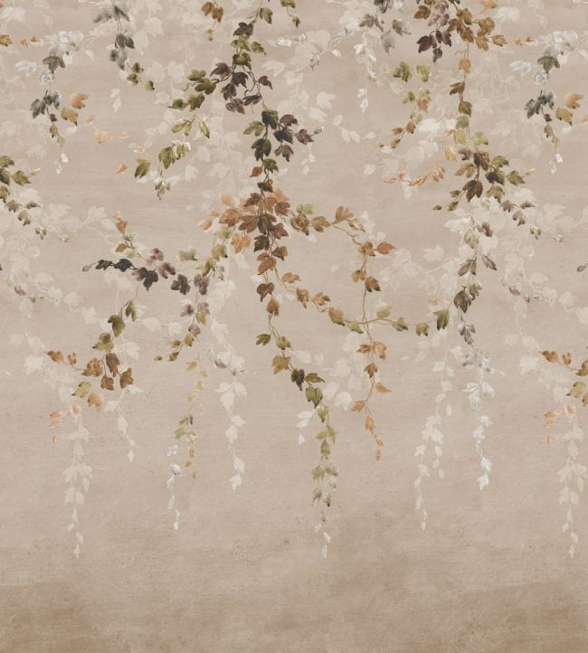 Vine Shadow Mural by Coordonne Taupe