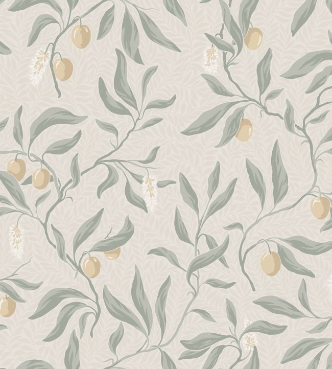 Vinnie Wallpaper by Sandberg Sage Green