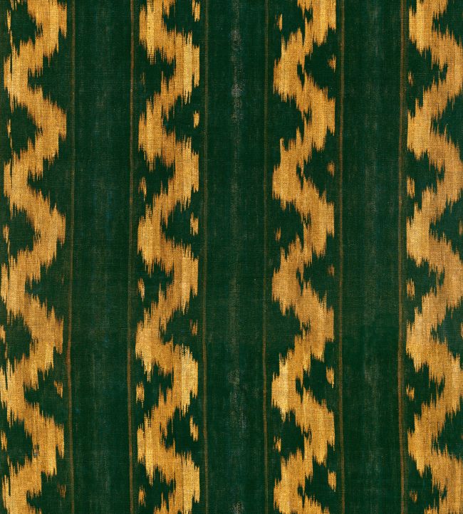 Vintage Ikat Wallpaper by MINDTHEGAP Topiary Green