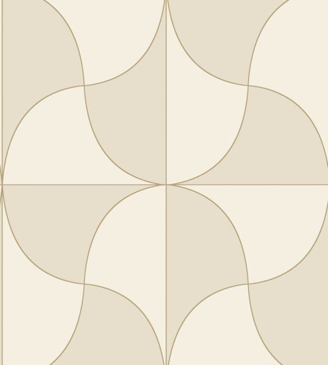 Virevolte Wallpaper by Casadeco Beige Ficelle