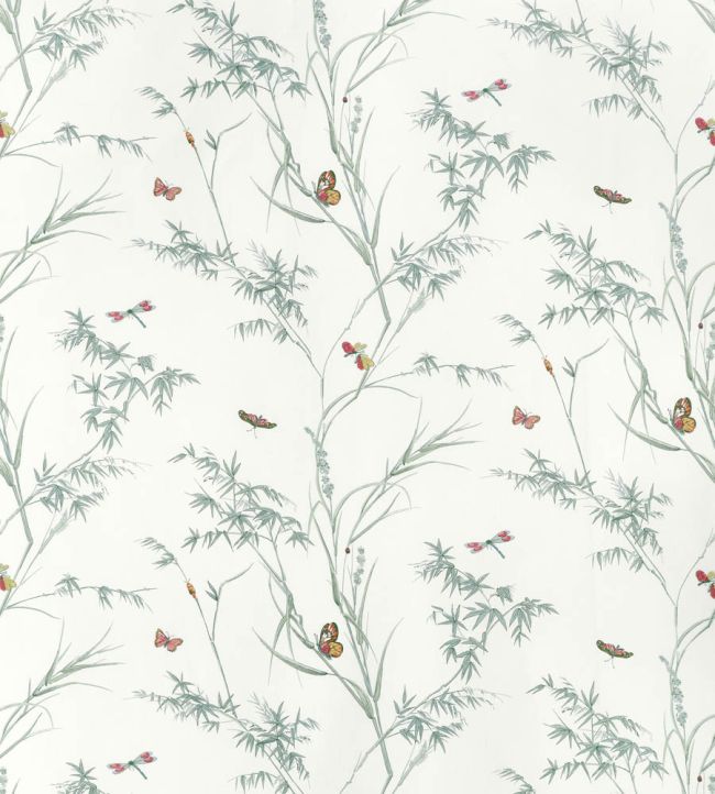 Virginia Fabric by Thibaut Soft Green