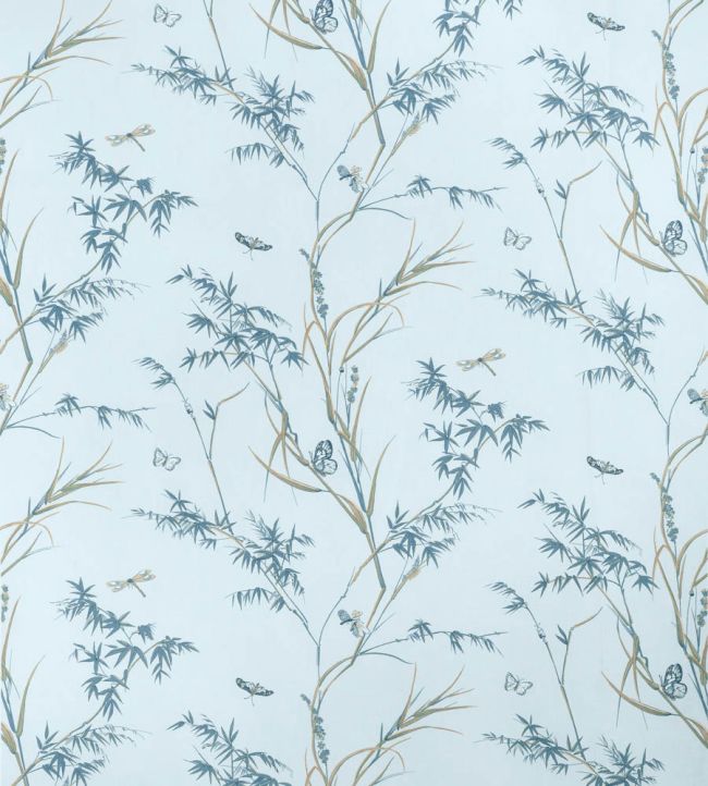 Virginia Fabric by Thibaut Spa Blue