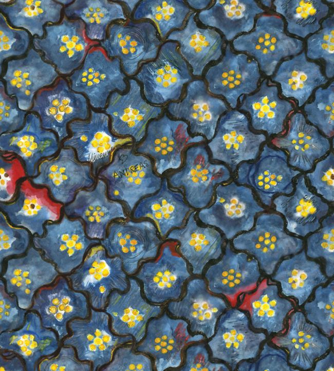 Vivienne Love Andreas Wallpaper by Cole & Son Night Sky