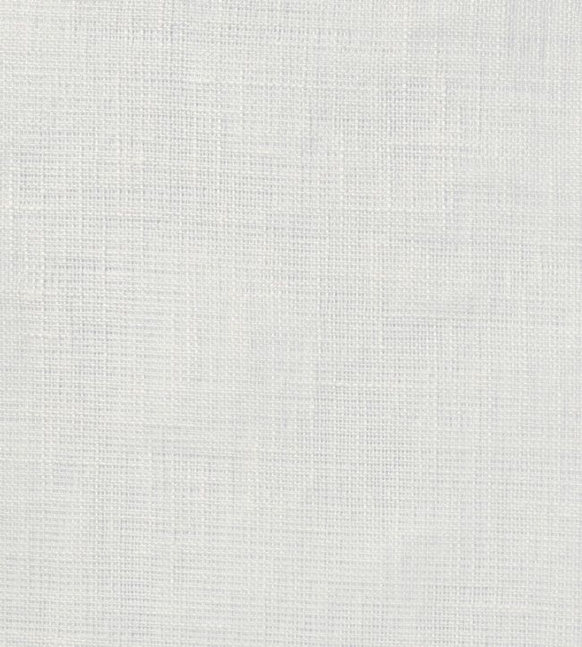 Sheer Linen Plain Fabric by Volga Linen White