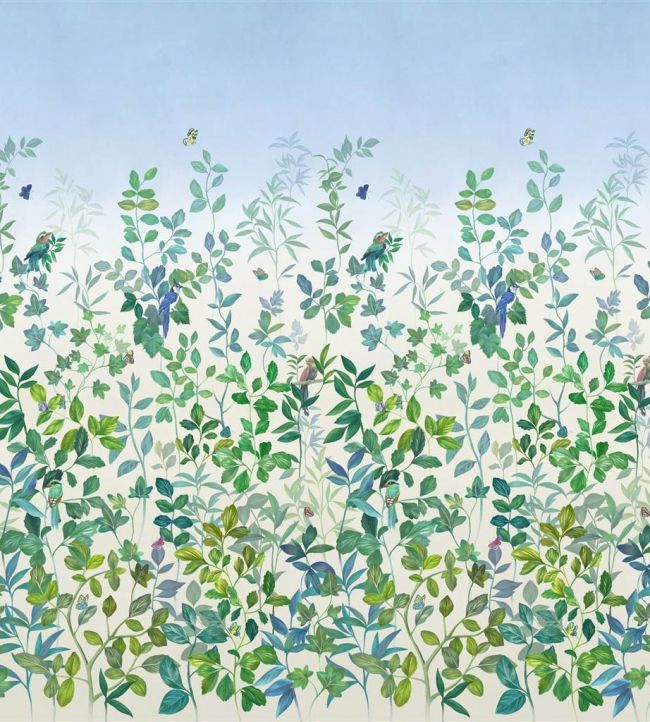 Voliere Mural by Designers Guild Sky
