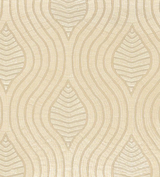 Volute Fabric by Casamance Beige