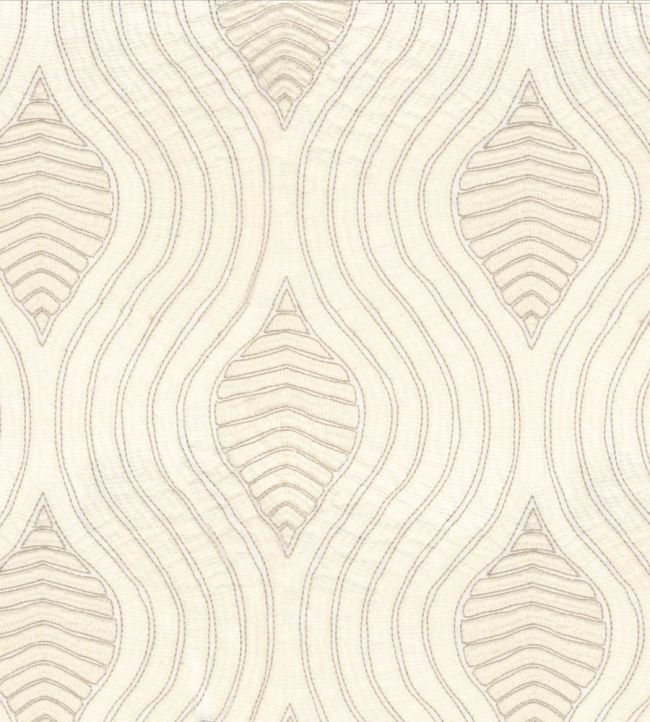 Volute Fabric by Casamance Ecru