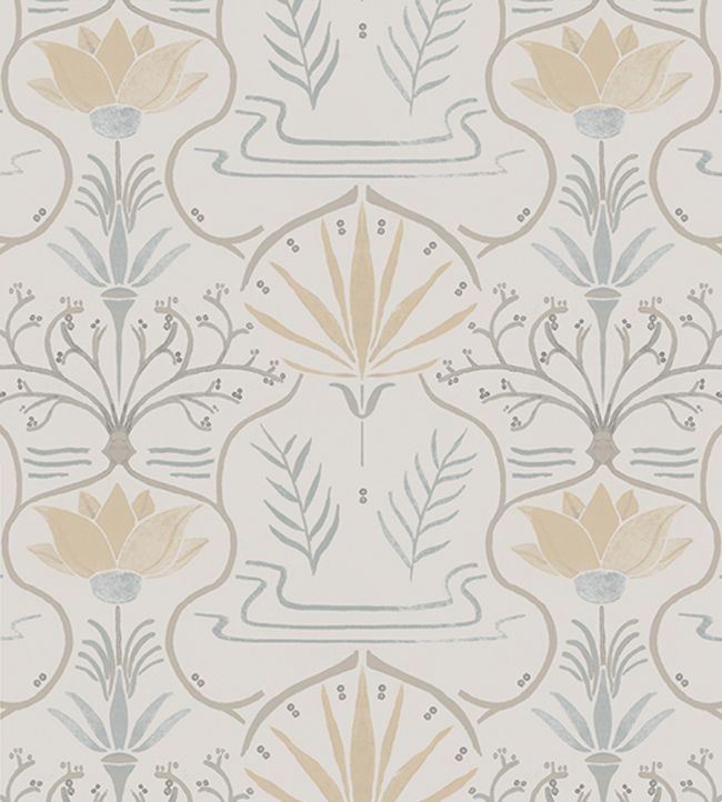 Voysey Wallpaper by Tres Tintas Purple