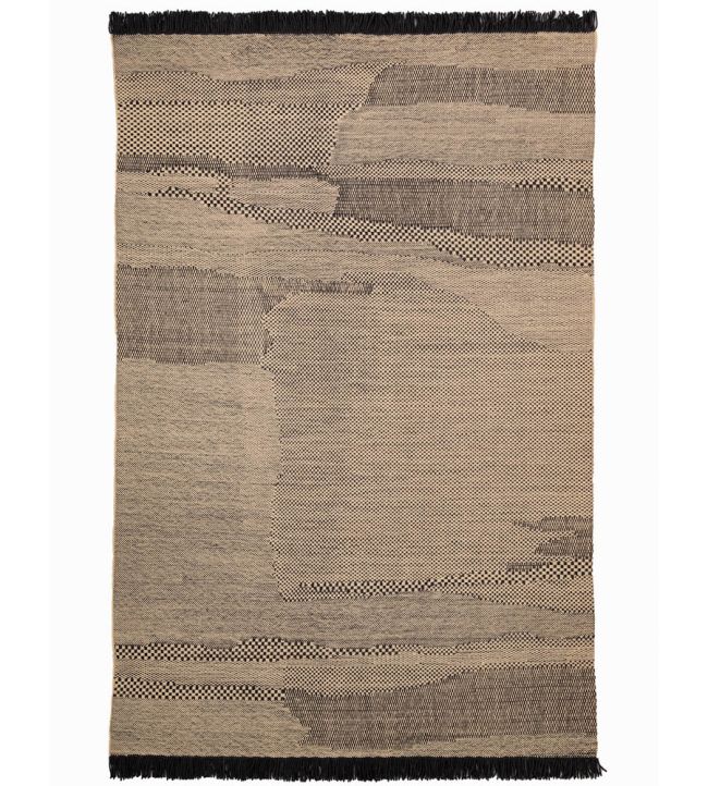 Nanimarquina Wabisabi rug Anthracite 01WAB000ANT03 Anthracite