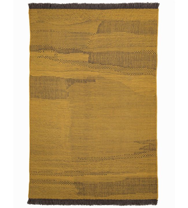 Nanimarquina Wabisabi rug Mustard 01WAB000MUS03 Mustard