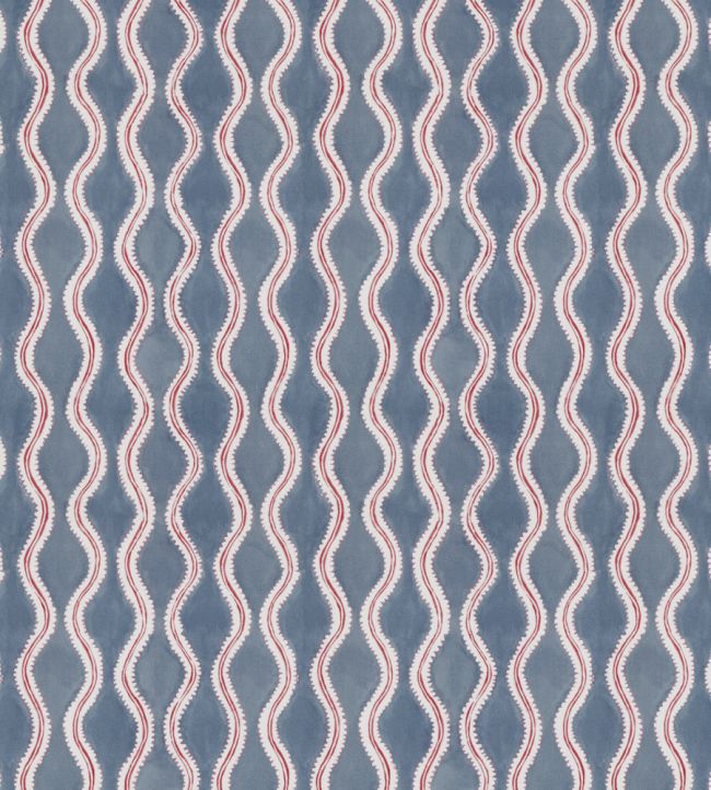 Wading Fabric by Warwick Anemone