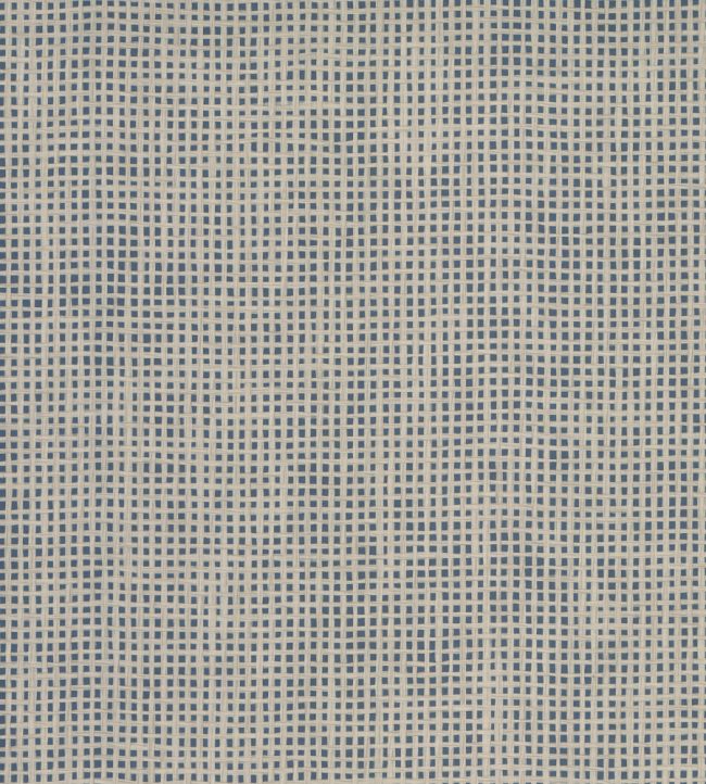 Waffle Weave Wallpaper by Arte Navy Beige